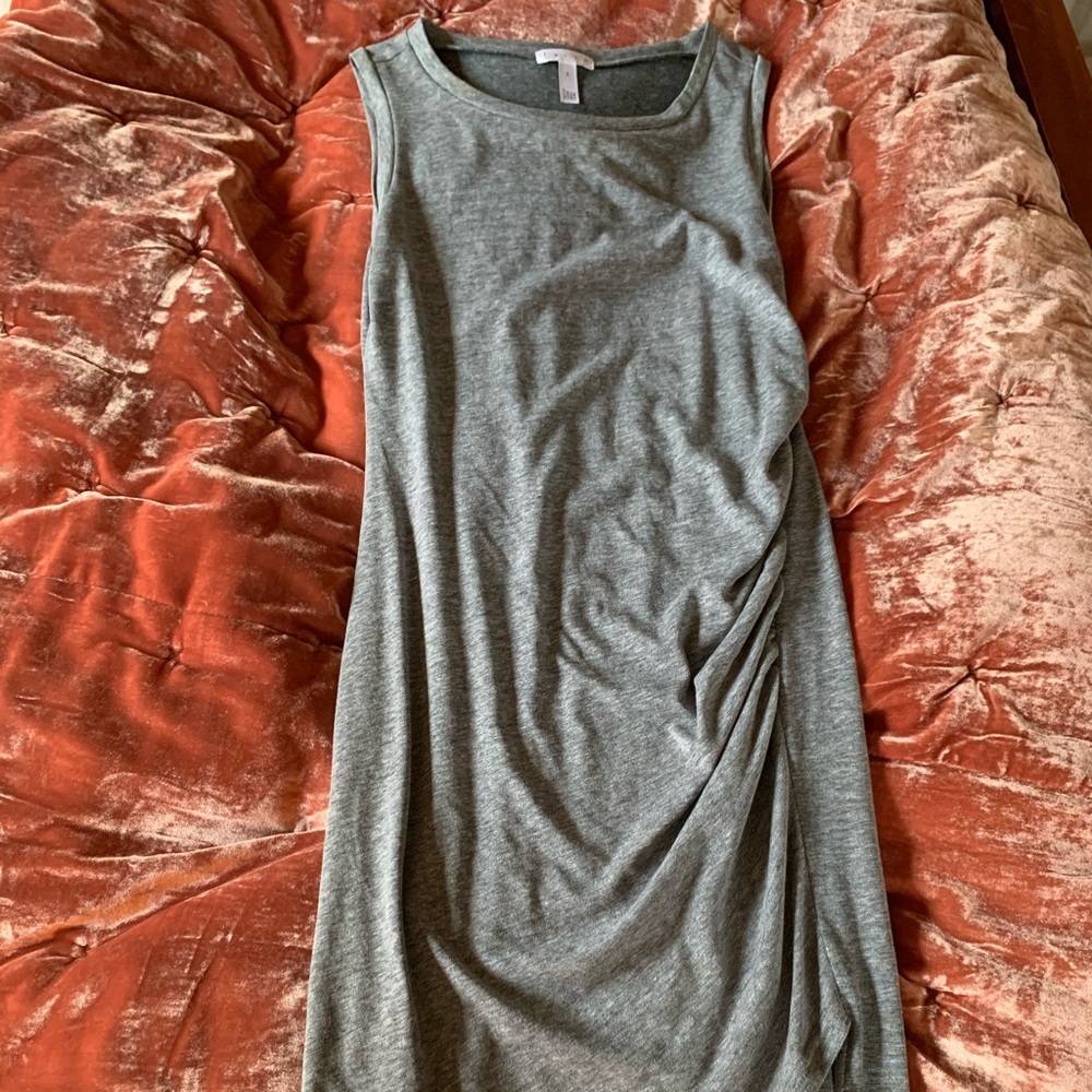 Leith above the knee scrunch gray dress